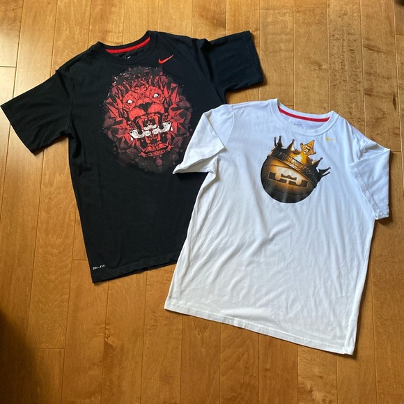 Nike Lebron Kids Youth T-Shirt 2 pack Sz XL - Picture 2 of 15